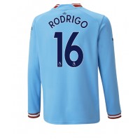 Manchester City Rodri Hernandez #16 Fußballbekleidung Heimtrikot 2022-23 Langarm